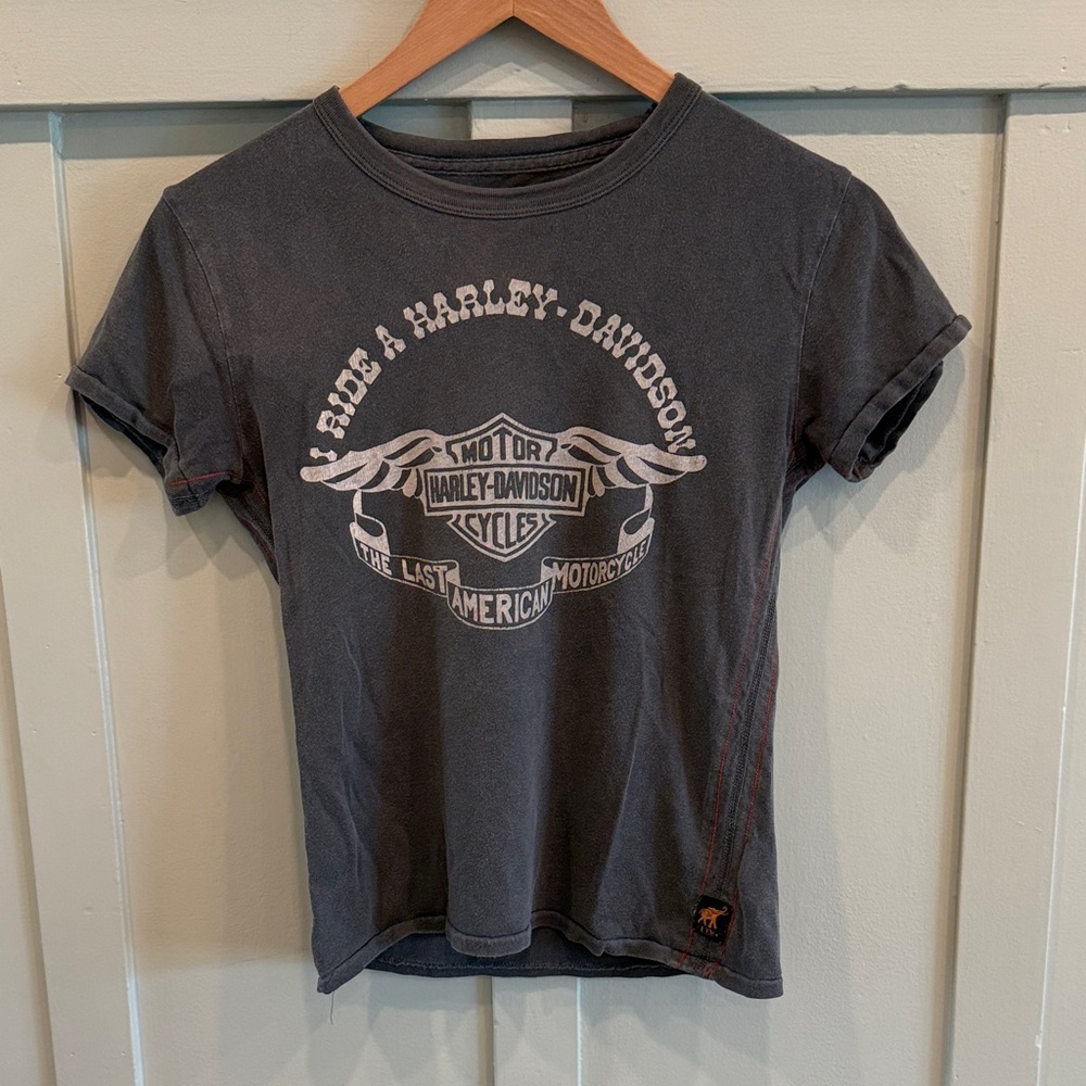 Harley-Davidson Gray Graphic T-Shirt - Women's size small